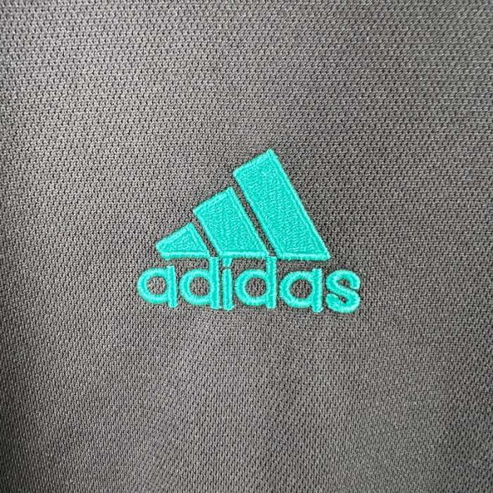 Long Sleeve Real Madrid 2017-18 Retro Away Soccer Jersey - Fan Version