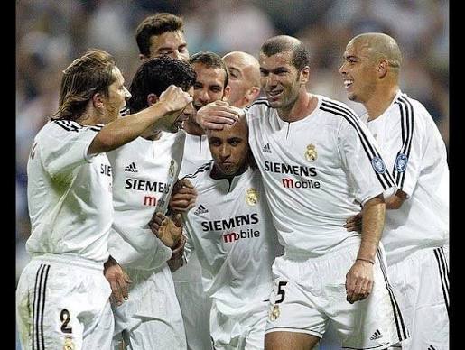 Real Madrid 2003-04 Retro Home Soccer Jersey - Fan Version