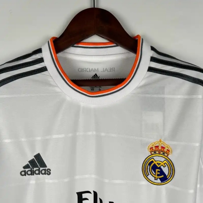 Real Madrid 2013-14 Retro Home Soccer Jersey - Fan Version