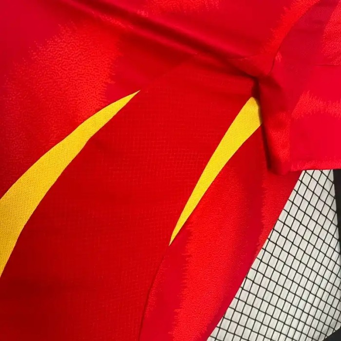 Spain 2024 Home Retro Soccer Jersey - Fan Version