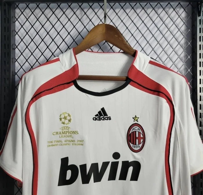 AC Milan 2006-07 Away Retro Soccer Jersey - Fan Version