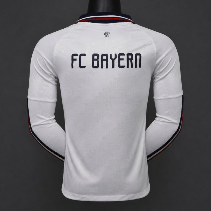 Long Sleeves Bayern Munich 26/27 Away Soccer Jersey - Player Version