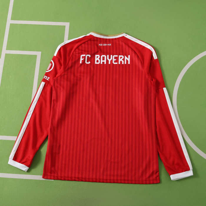 Long Sleeves Bayern Munich 26/27 Home Soccer Jersey - Fan Version