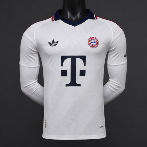 Long Sleeves Bayern Munich 26/27 Away Soccer Jersey - Player Version