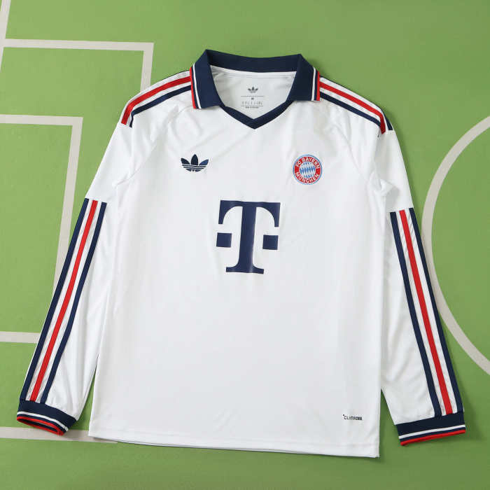 Long Sleeves Bayern Munich 26/27 Away Soccer Jersey - Fan Version