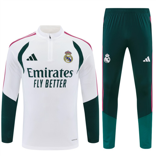 26-27 Real Madrid Half-zip Training Suit