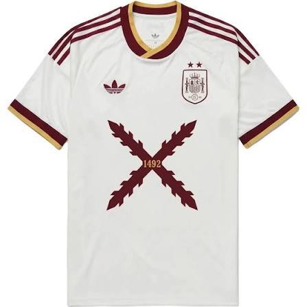 Spain 2026 Spain Away 1492 Burgundy Cross jersey - Fan Version