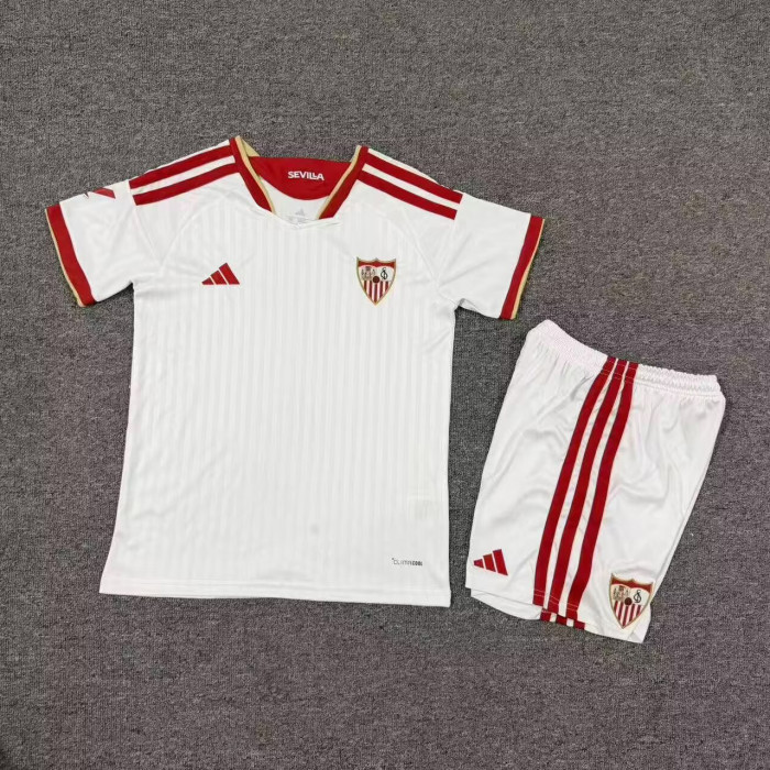 Sevilla Fc 26/27 Home Soccer Jerseys – Kids Kit