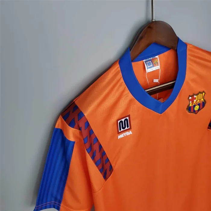 Barcelona 1991-92 Away Retro Soccer Jersey- Fan Version