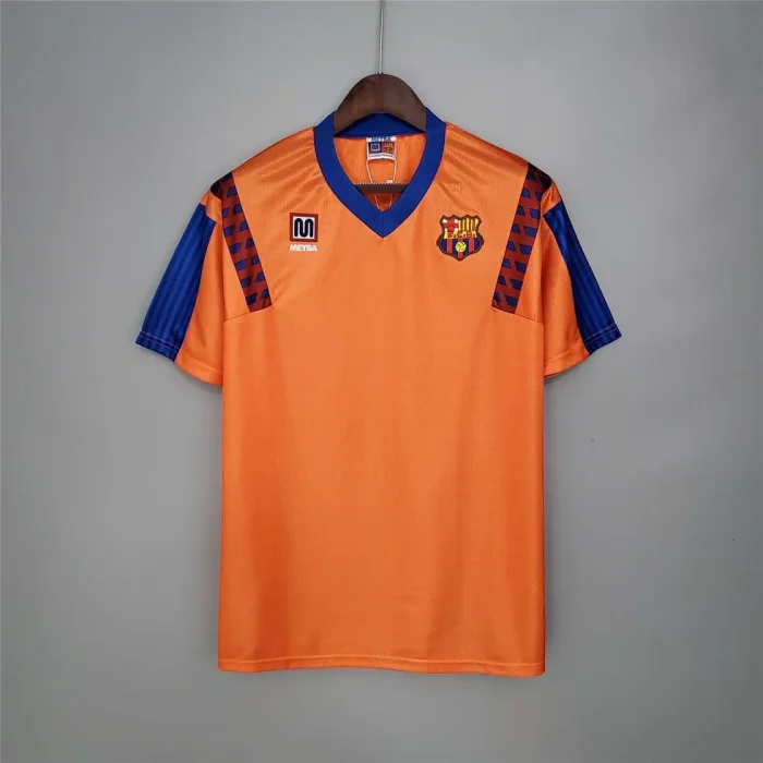 Barcelona 1991-92 Away Retro Soccer Jersey- Fan Version