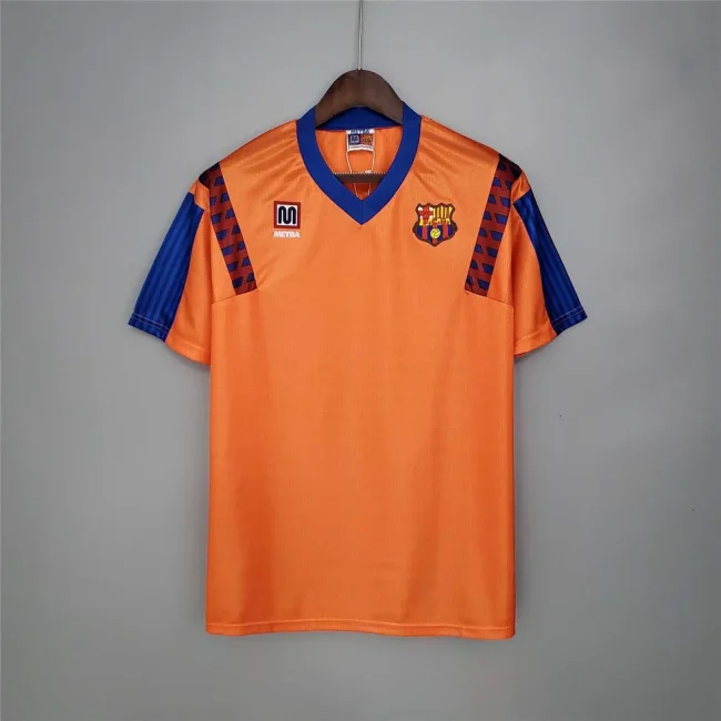 Barcelona 1991-92 Away Retro Soccer Jersey- Fan Version