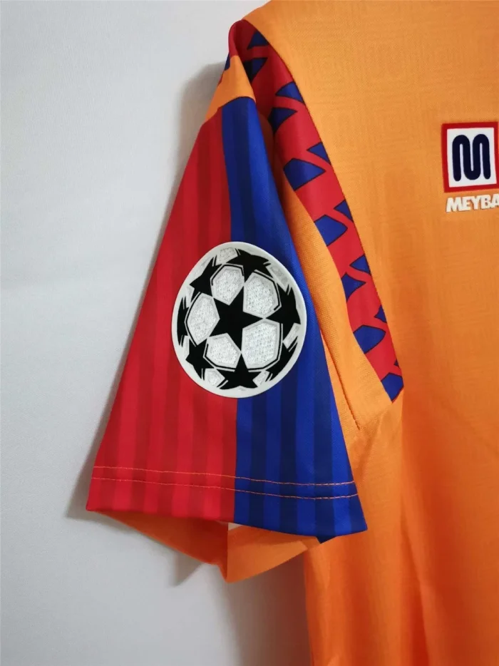 Barcelona 1991-92 Away Retro Soccer Jersey- Fan Version