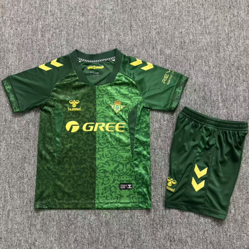 Real Betis 26/27 Away Soccer Jerseys – Kids Kit