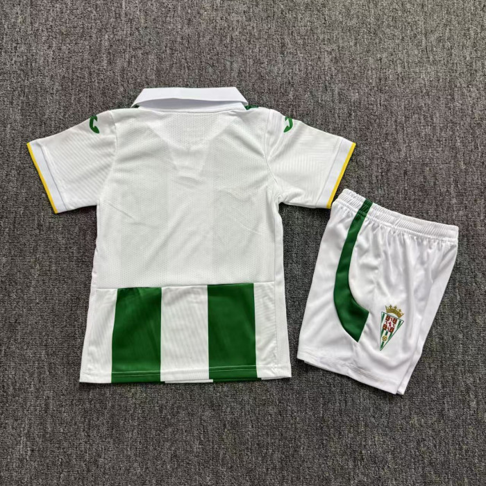 Córdoba 26/27 Home Soccer Jerseys – Kids Kit