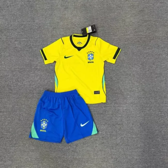 Brazil 2026 World Cup Home – Kids Kit