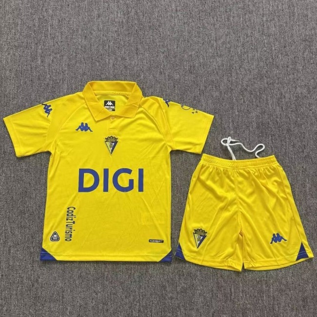 Cádiz CF 26/27 Home Soccer Jerseys – Kids Kit
