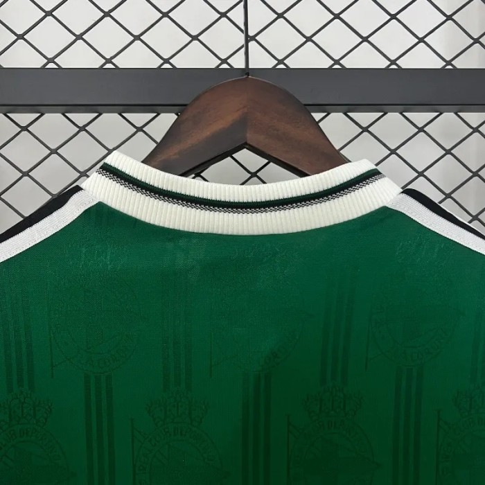 Long Sleeve Deportivo de La Coruña 1999-00 Retro Away Soccer Jersey - Fan Version