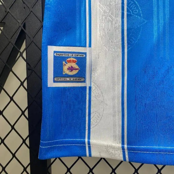 Deportivo de La Coruña 1997-98 Retro Home Soccer Jersey - Fan Version