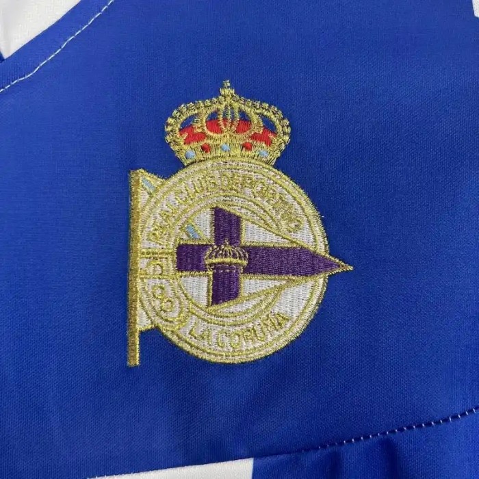 Deportivo de La Coruña 2003-04 Retro Home Soccer Jersey - Fan Version