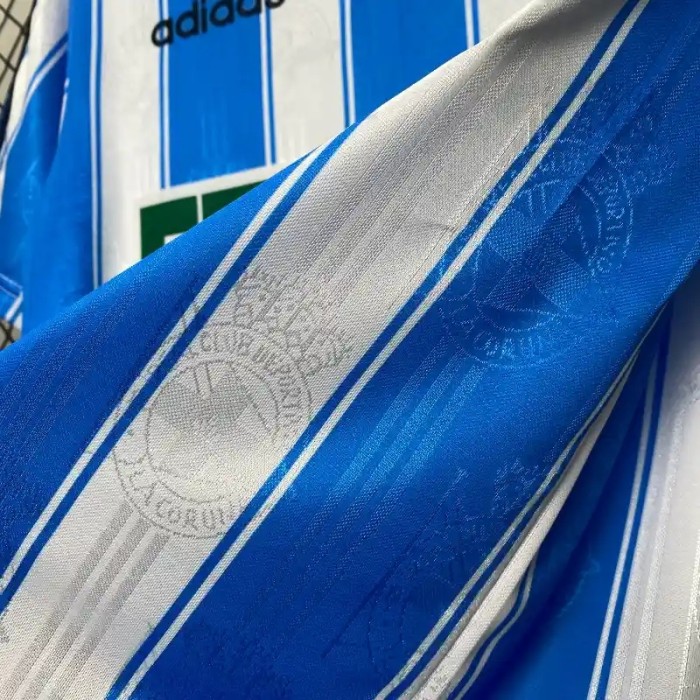 Deportivo de La Coruña 1997-98 Retro Home Soccer Jersey - Fan Version