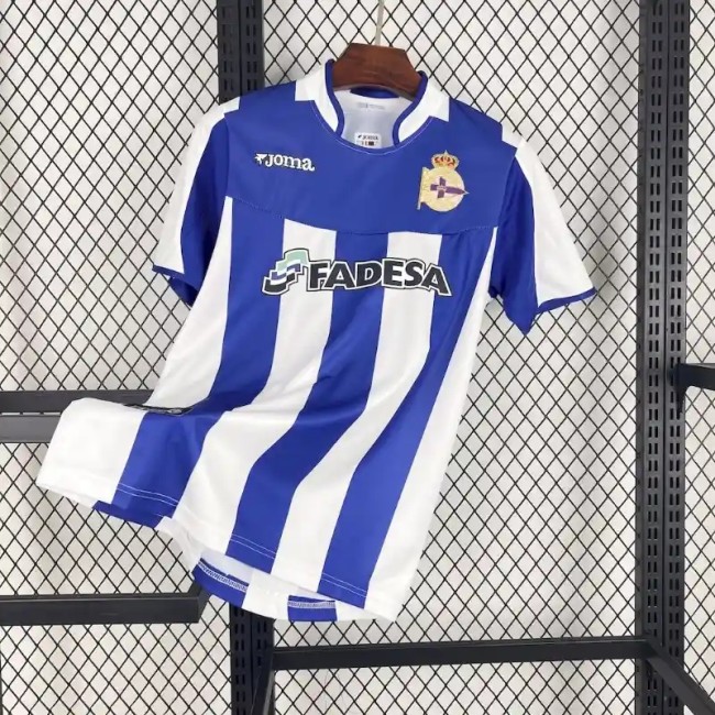 Deportivo de La Coruña 2003-04 Retro Home Soccer Jersey - Fan Version