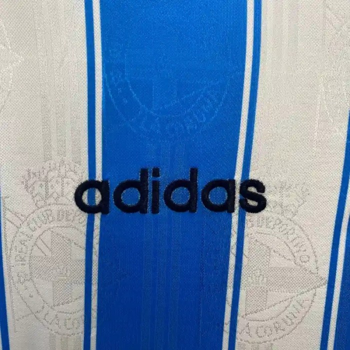 Deportivo de La Coruña 1997-98 Retro Home Soccer Jersey - Fan Version