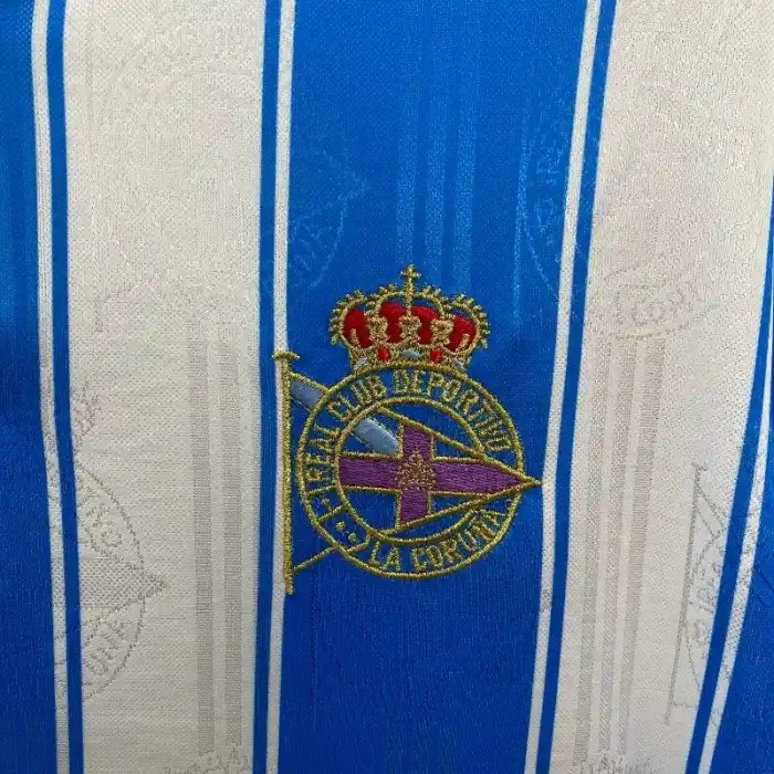Deportivo de La Coruña 1997-98 Retro Home Soccer Jersey - Fan Version