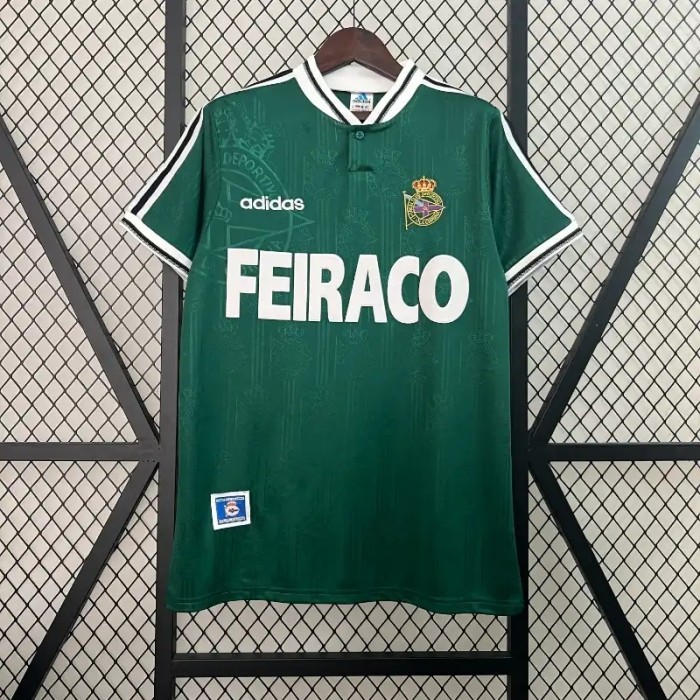 Deportivo de La Coruña 1999-00 Retro Away Soccer Jersey - Fan Version