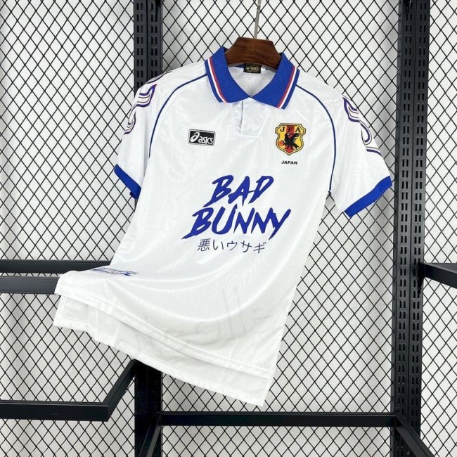 Japan 1998 Away Retro Bad Bunny Soccer Jersey- Fan Version