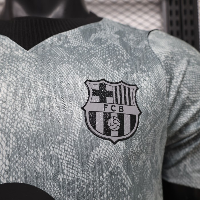 Barcelona 26/27 Gray Goalkeeper Soccer Jersey- Player Version