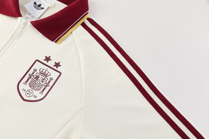2026 Spain Full-zip Soccer jacket Training Suit