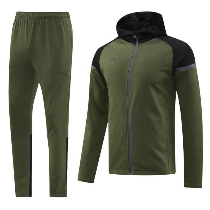 Training Jacket Hoodie Full Zipper Jacket +Pants