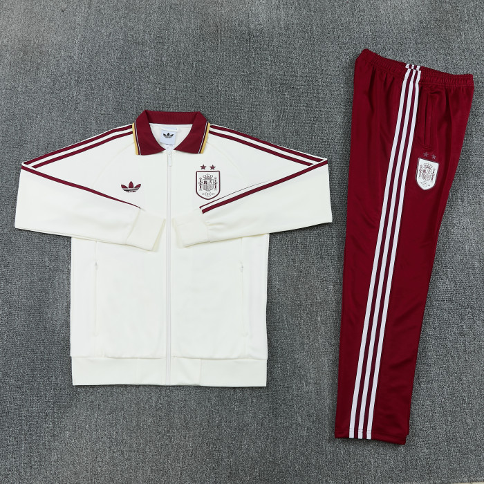 2026 Spain Full-zip Soccer jacket Training Suit