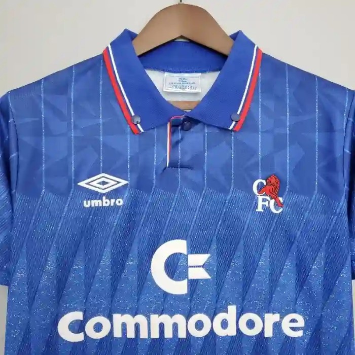 Chelsea 1989-91 Home Retro Soccer Jersey - Fan Version