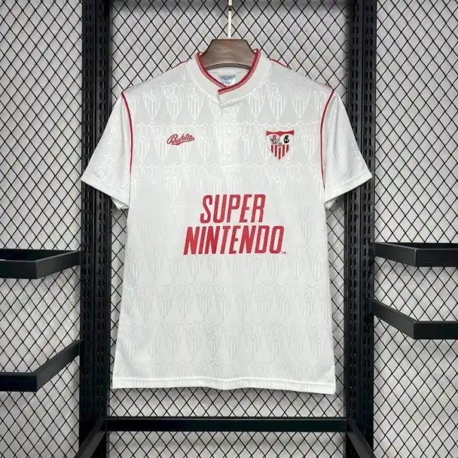 Sevilla Fc 1991-92 Home Soccer Jersey - Fan Version