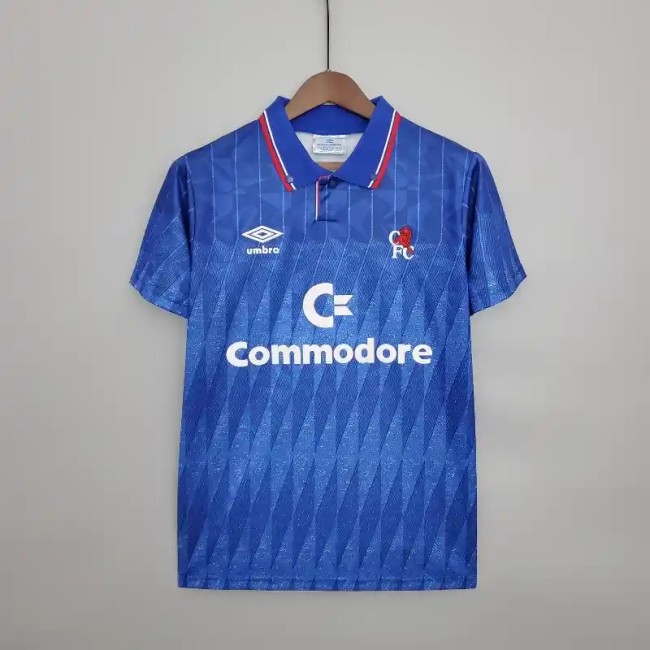 Chelsea 1989-91 Home Retro Soccer Jersey - Fan Version