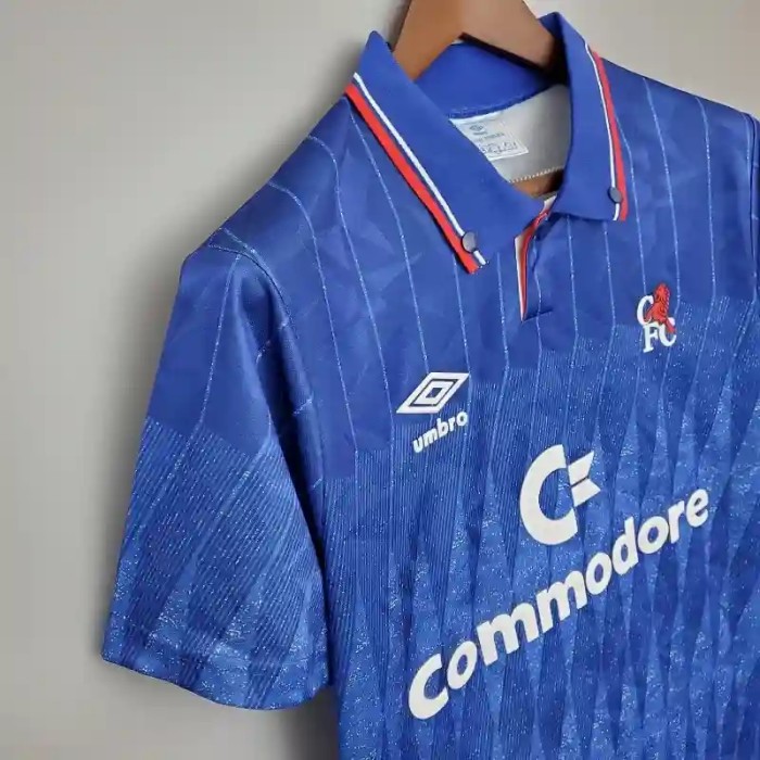 Chelsea 1989-91 Home Retro Soccer Jersey - Fan Version