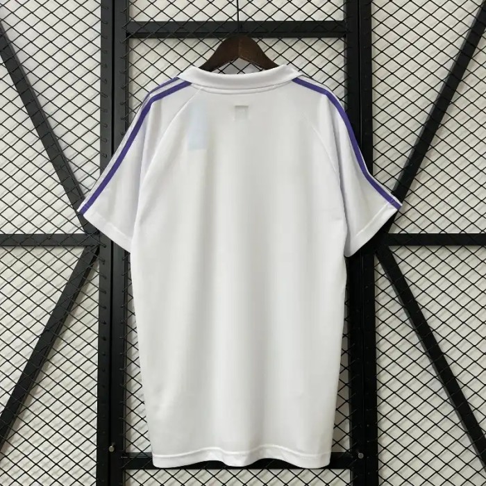 Real Madrid 1984-85 Retro Home Soccer Jersey - Fan Version