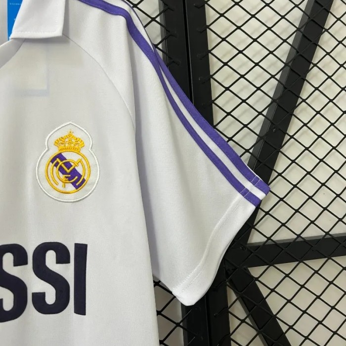 Real Madrid 1984-85 Retro Home Soccer Jersey - Fan Version