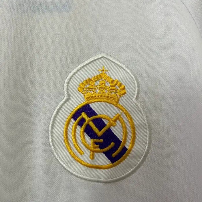 Real Madrid 1984-85 Retro Home Soccer Jersey - Fan Version