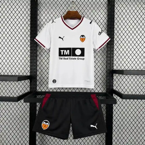 Valencia 26/27 Home Soccer Jersey- Kids Kit