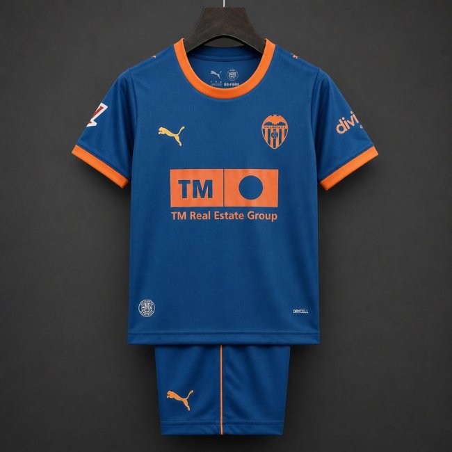 Valencia 26/27 Away Soccer Jersey- Kids Kit