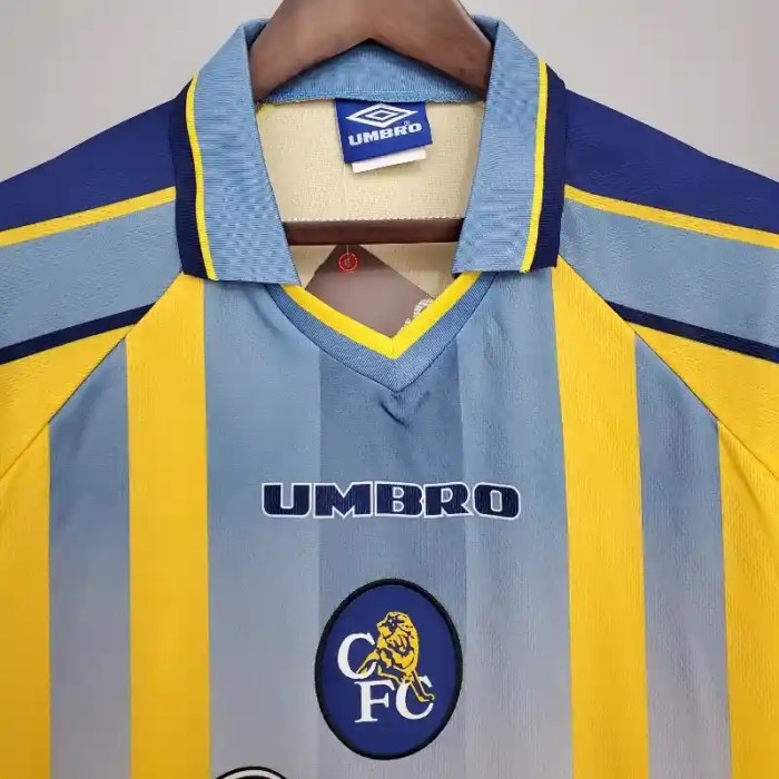 Chelsea 1995-97 Away Retro Soccer Jersey - Fan Version