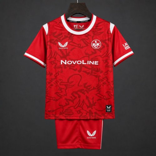1. FC Kaiserslautern 26/27 Home Soccer Jerseys – Kids Kit