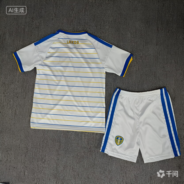 Leeds United 26/27 Home Soccer Jerseys – Kids Kit