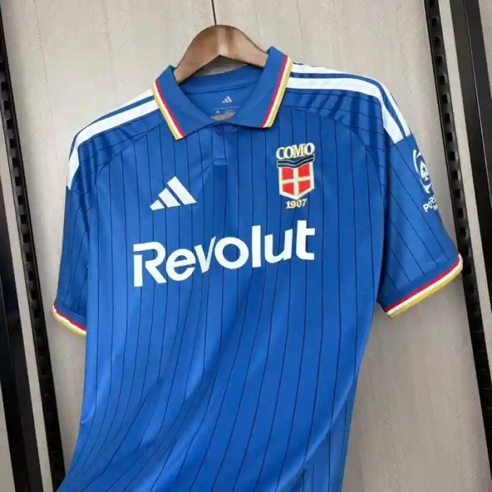 Como 1907 26/27 Home Soccer Jersey - Fan Version