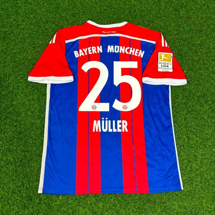 Bayern Munich 2014-15 Home Retro Soccer Jersey - Fan Version
