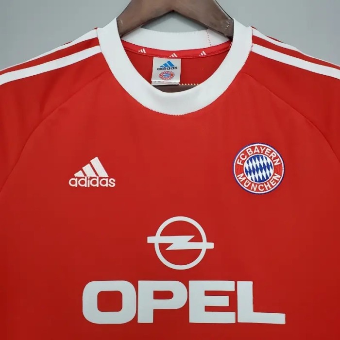 Bayern Munich 2001-02 Home Retro Soccer Jersey - Fan Version