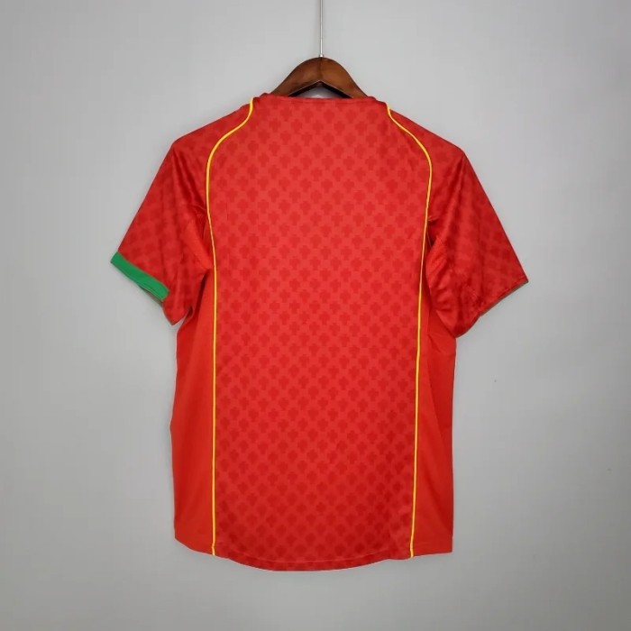 Portugal 2004 Home Retro Soccer Jersey- Fan Version