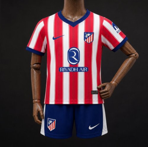 Atletico Madrid 26/27 Home Soccer Jerseys – Kids Kit